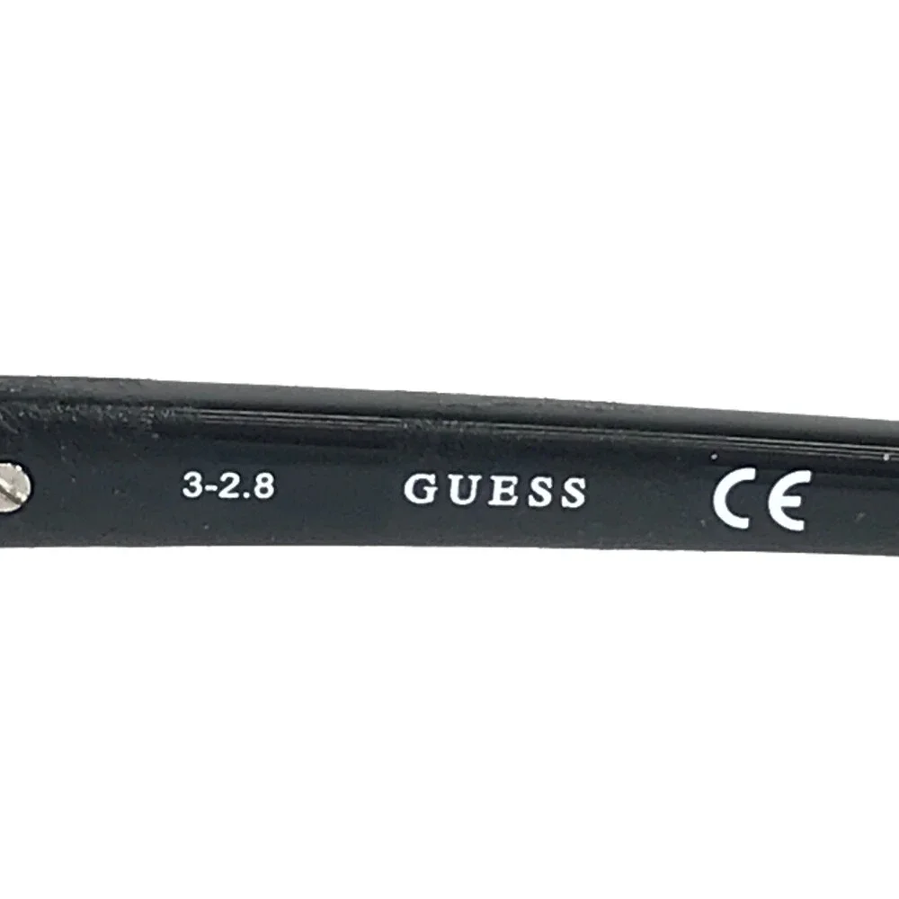 Guess Eyeglasses Frames GU2696 001 Black Silver Cat Eye Full Rim 54-16-140
